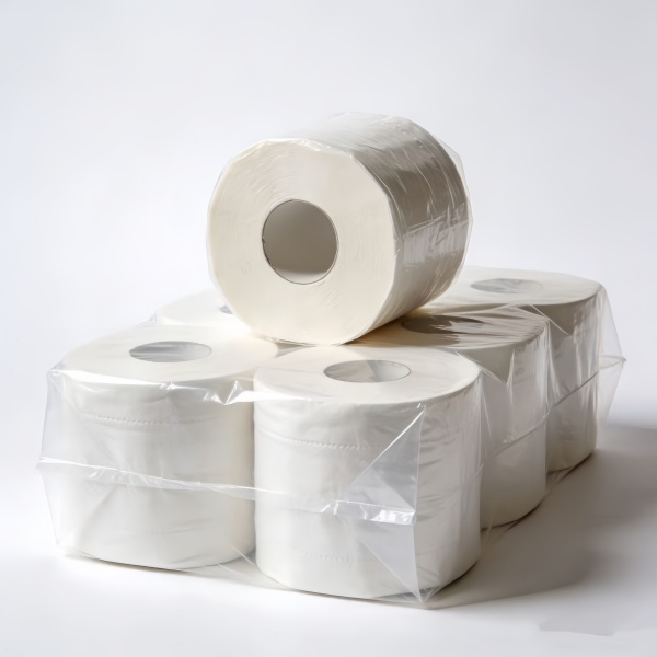Individually Plastic-Wrapped Toilet Roll